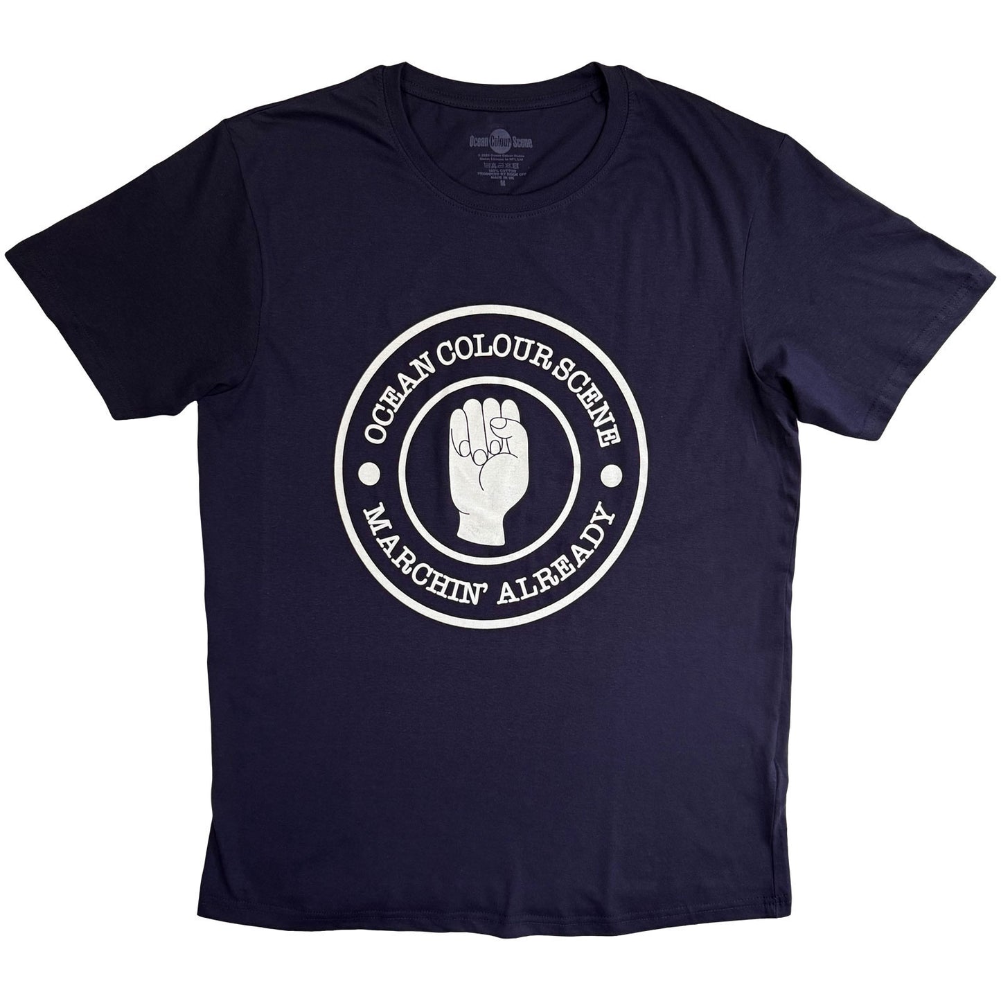 Ocean Colour Scene Marchin' Fist T-shirt Front