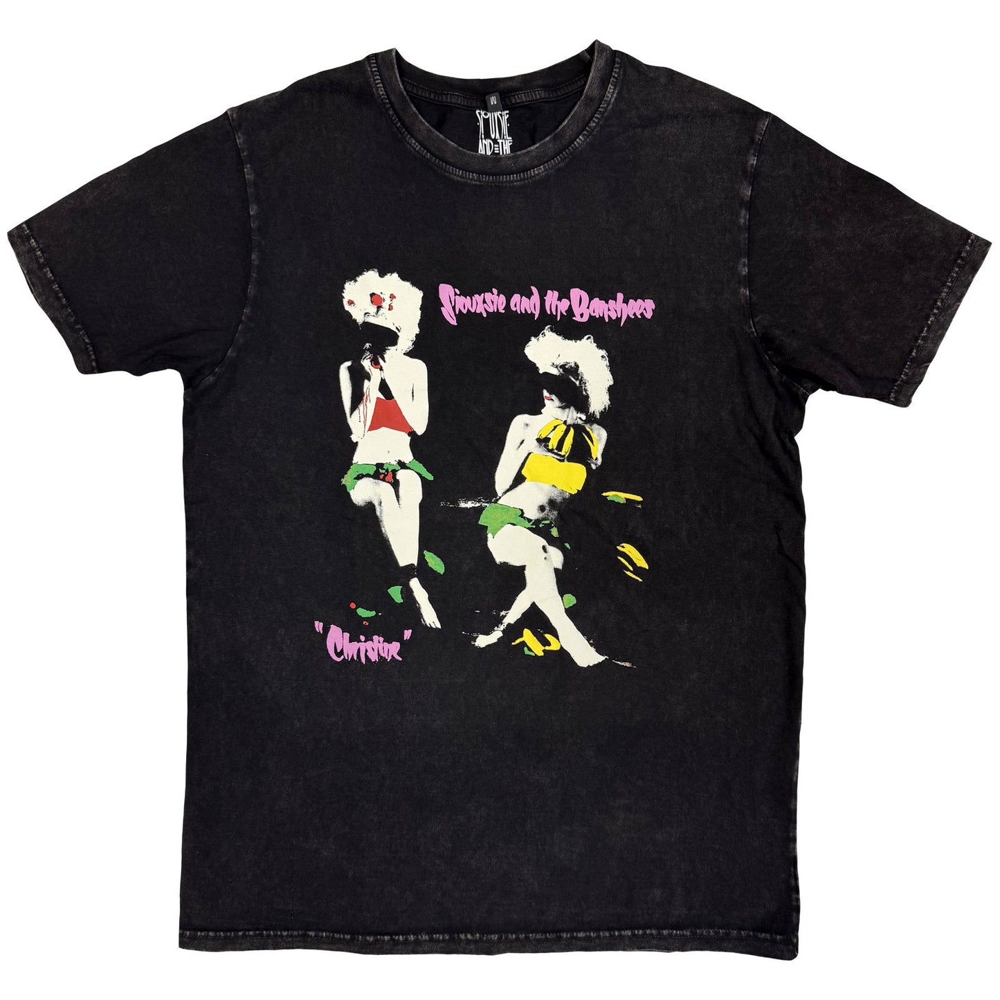 Siouxsie And The Banshees Christine Stone Wash T-shirt Front