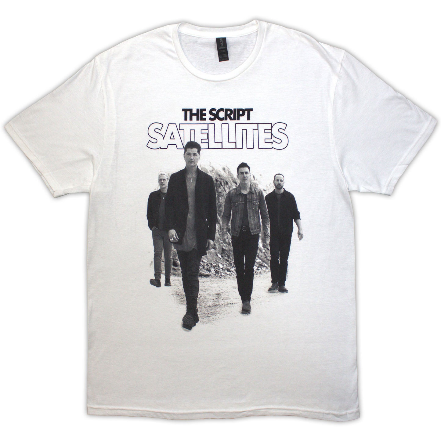 Script Satellites Photo T-shirt Front