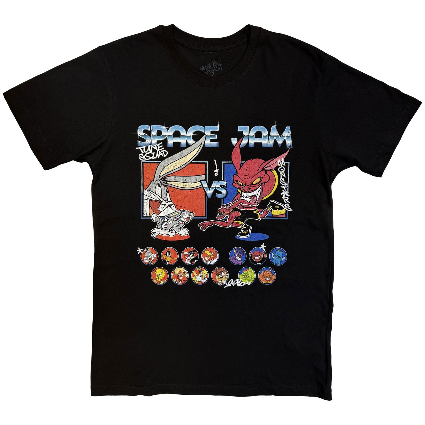 Space Jam Tune Squad Vs Monstars Homage T-shirt Front