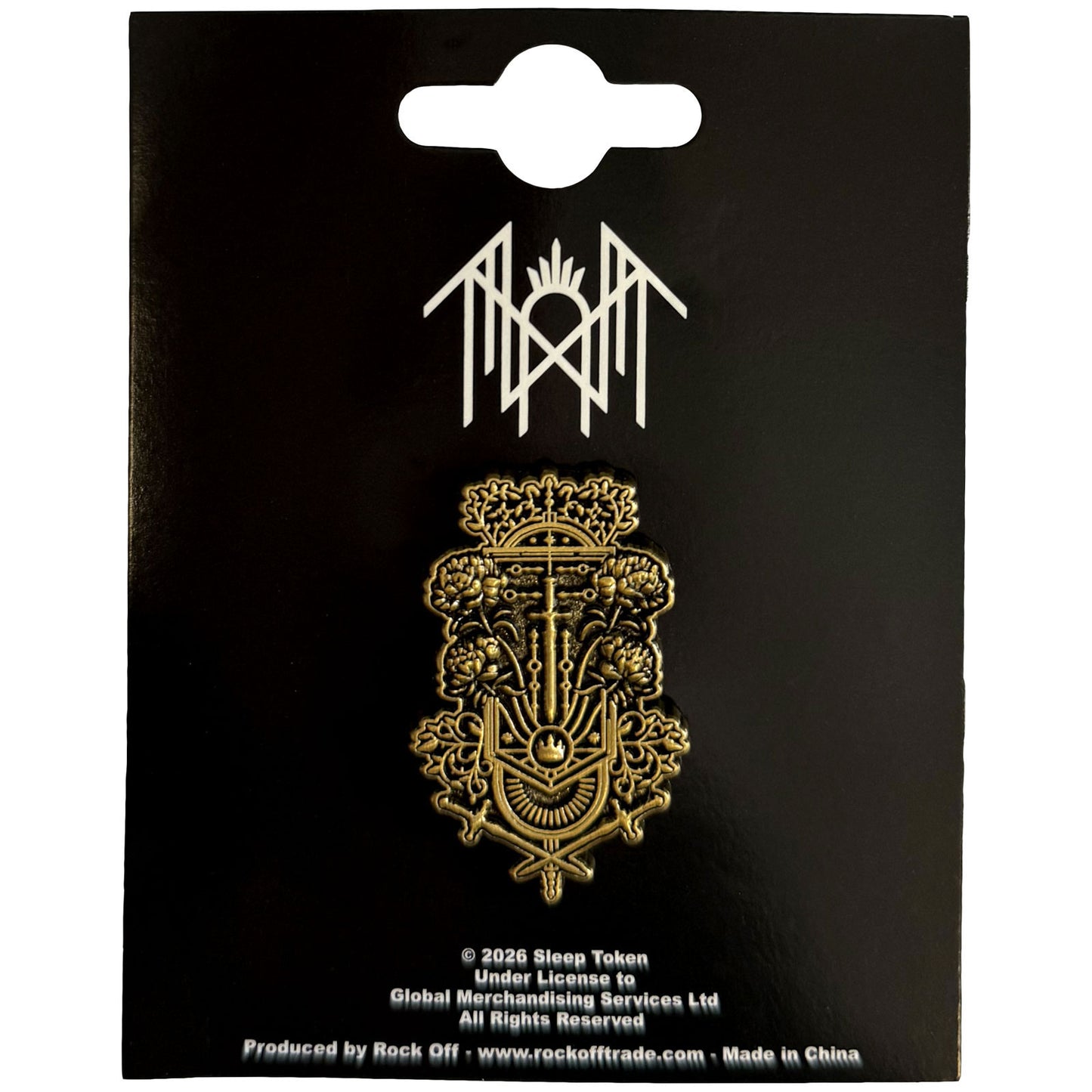 Sleep Token Damocles Pewter Pin Badge