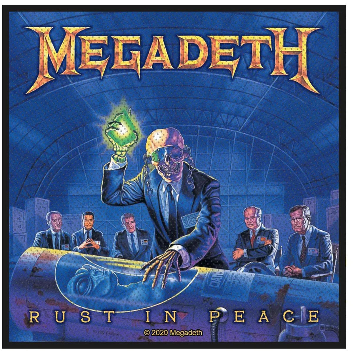 Megadeth Rust In Peace Woven Patch Front
