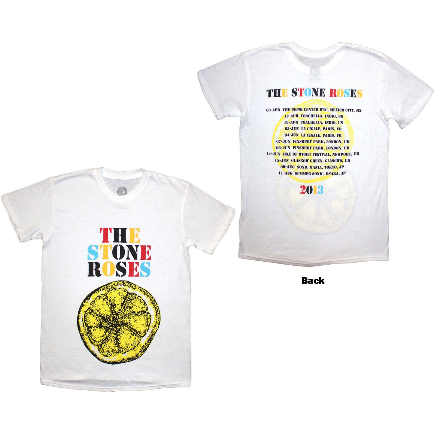 Stone Roses Tour 2013 T-shirt