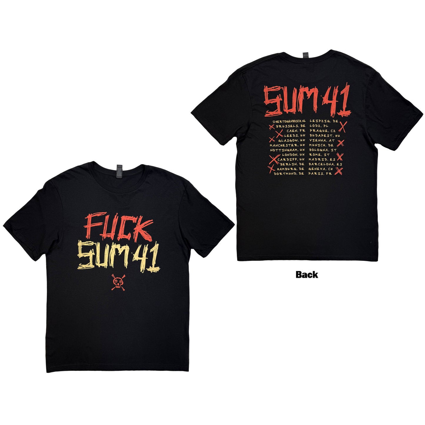 Tour '24 Pt.2 Fuck Sum 41 T-shirt Front