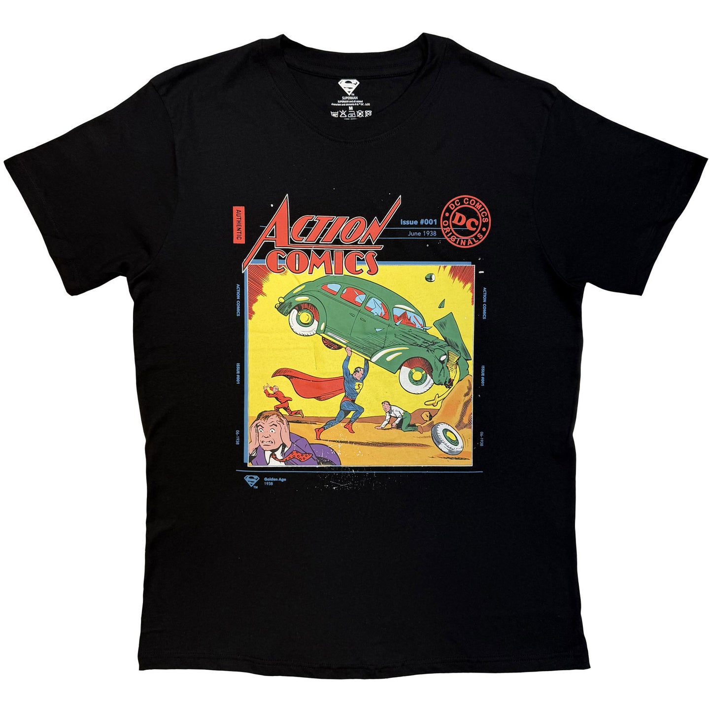 Dc Comics Superman Car T-shirt Front