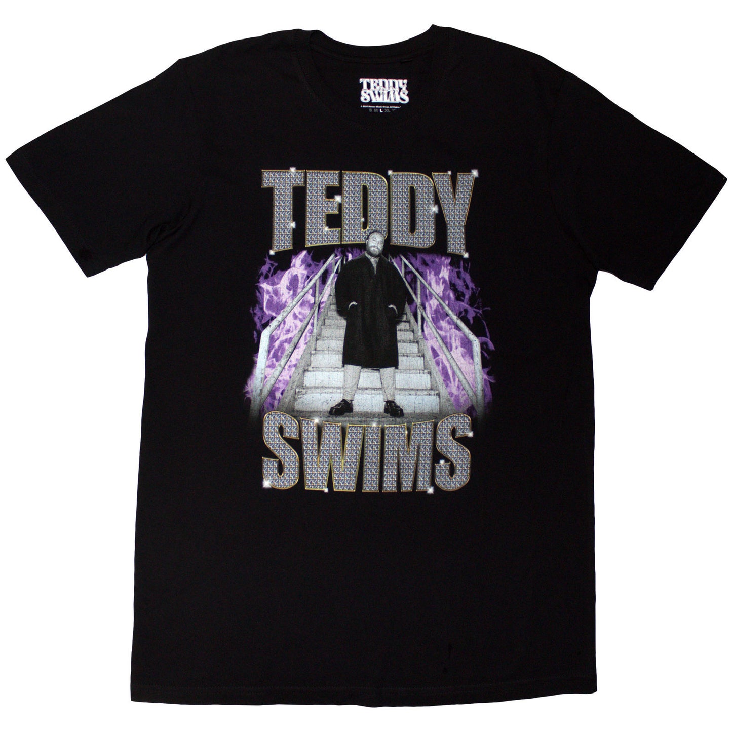 Teddy Swims Retro Bootleg T-shirt Front