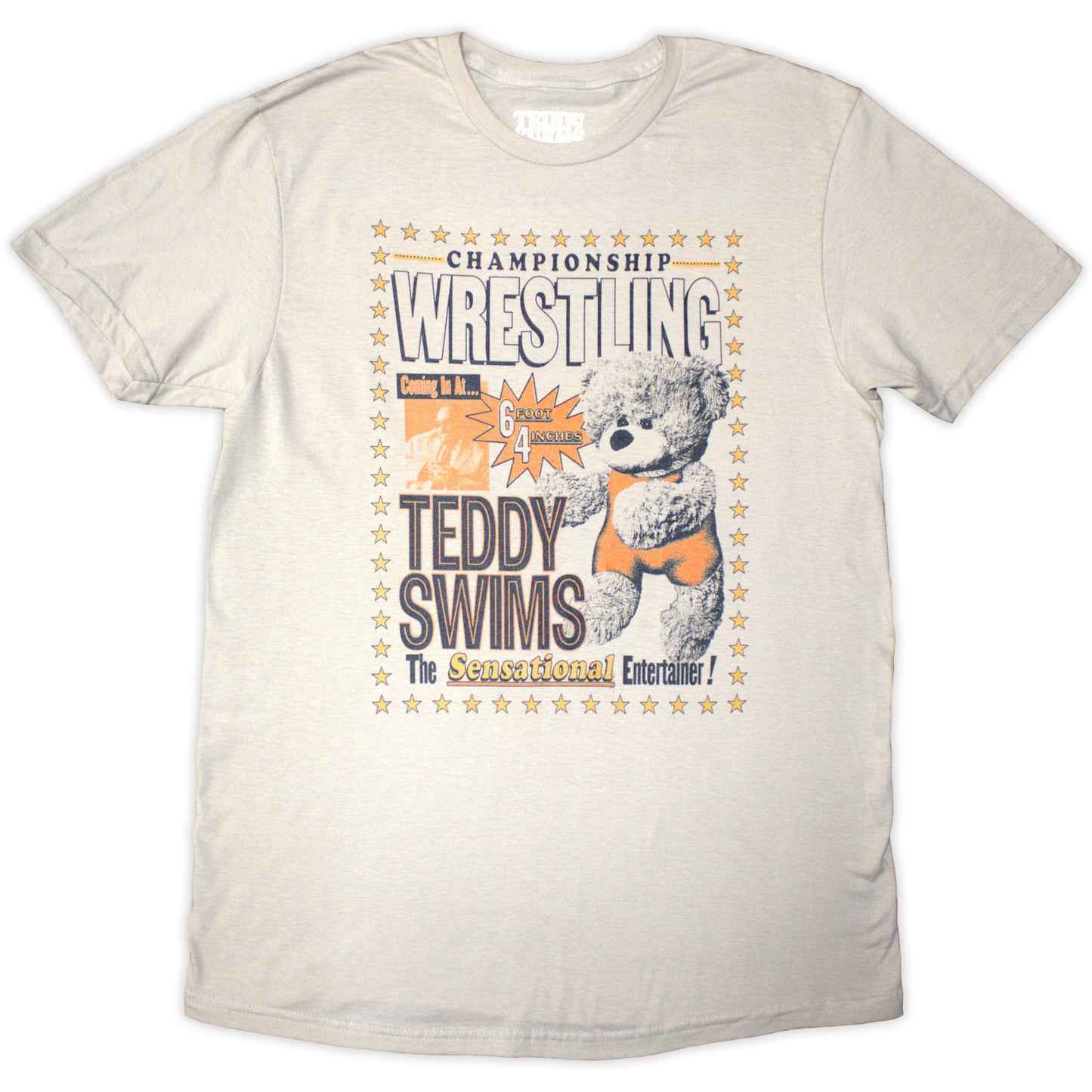 Teddy Swims Wrestling T-shirt Front