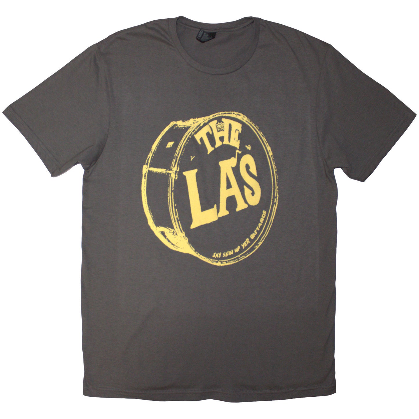 La's Yellow Drum Head Logo T-shirt Front