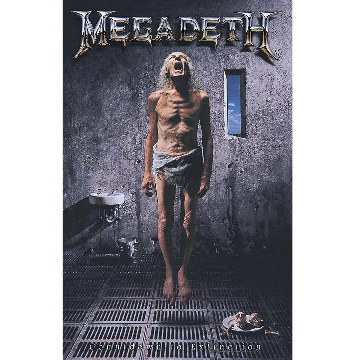 Megadeth Countdown To Extinction Poster Flag Front