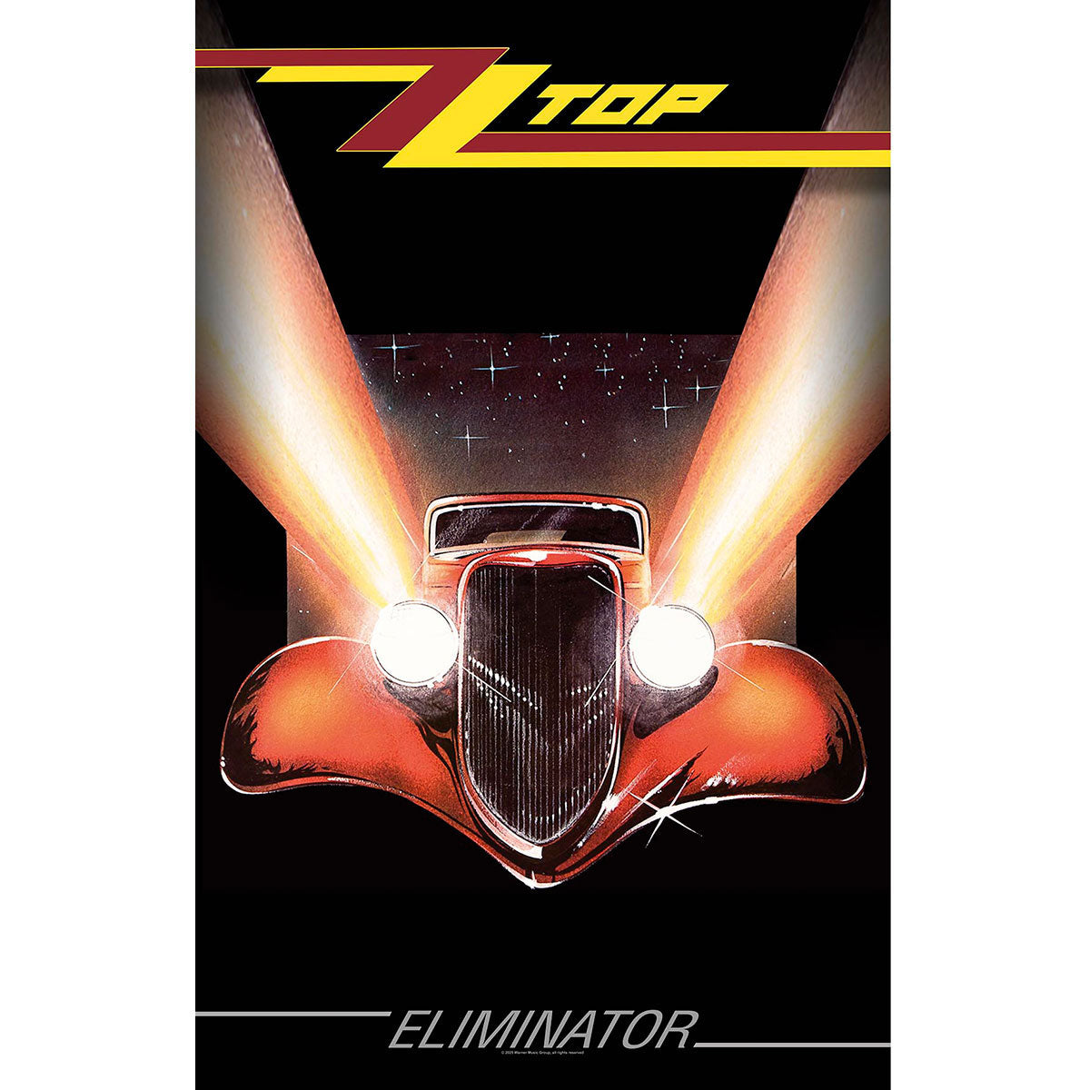 ZZ Top Eliminator Poster Flag Front