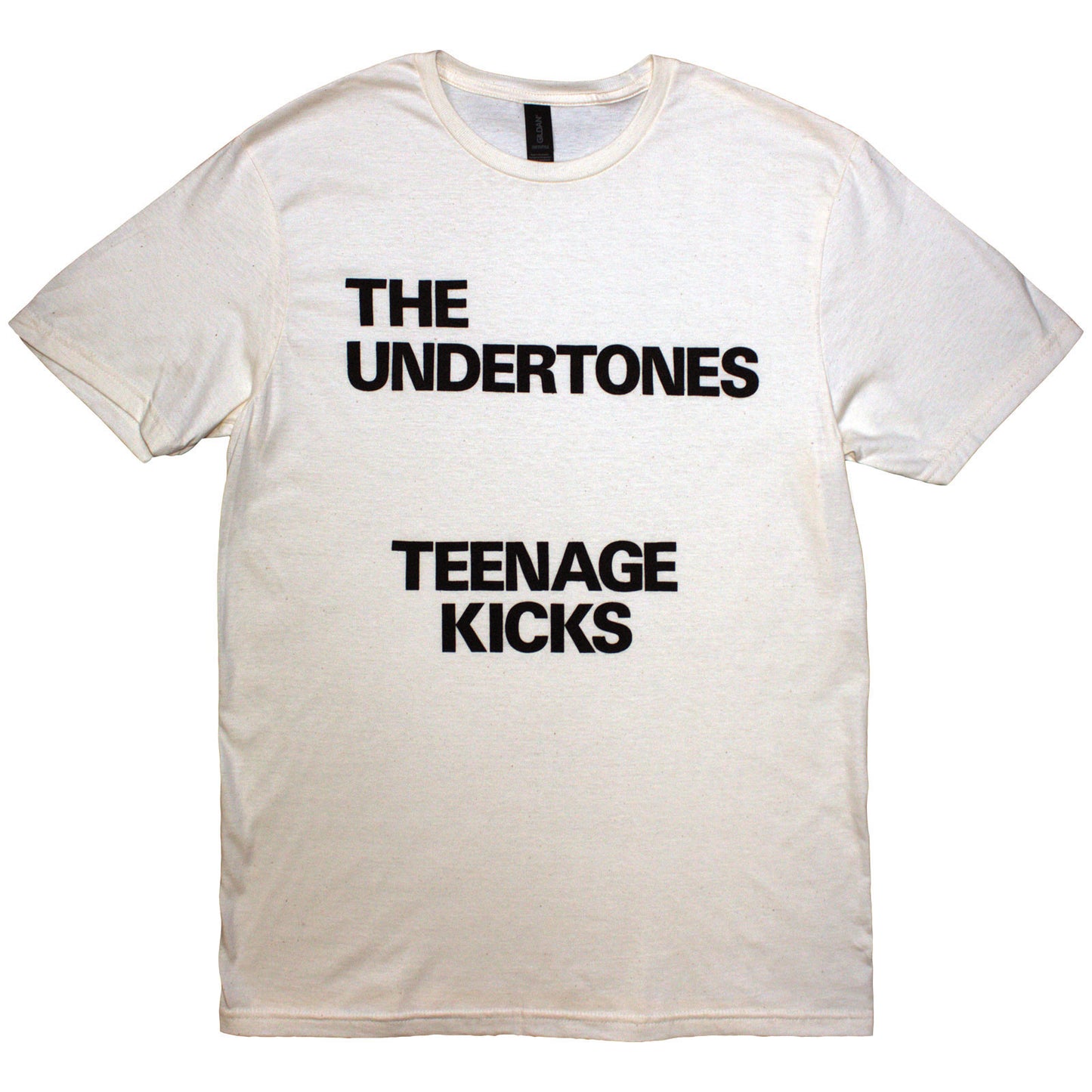 Undertones Teenage Kicks Text T-shirt Front
