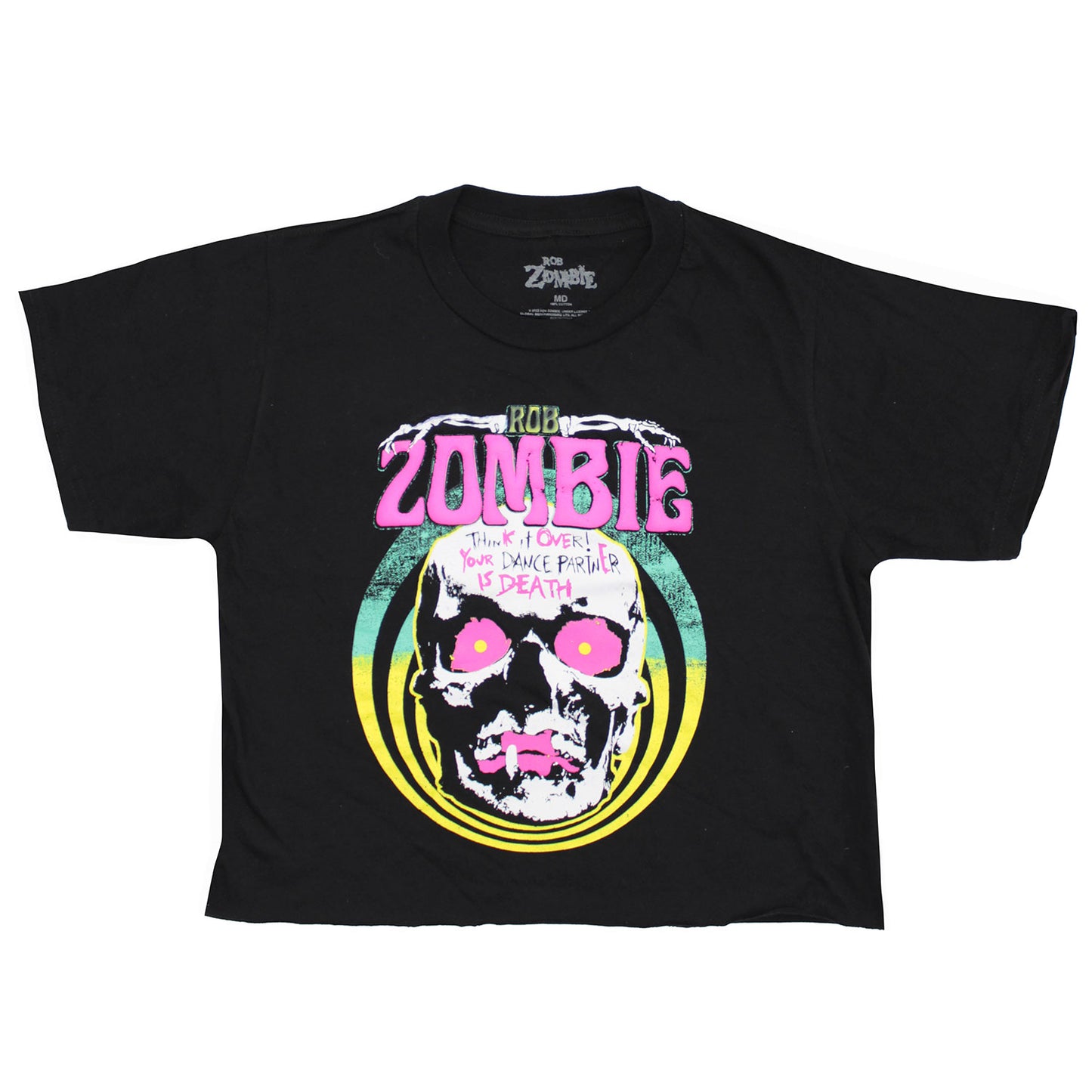 Rob Zombie Think it Over! Crop Top Junior Top Front