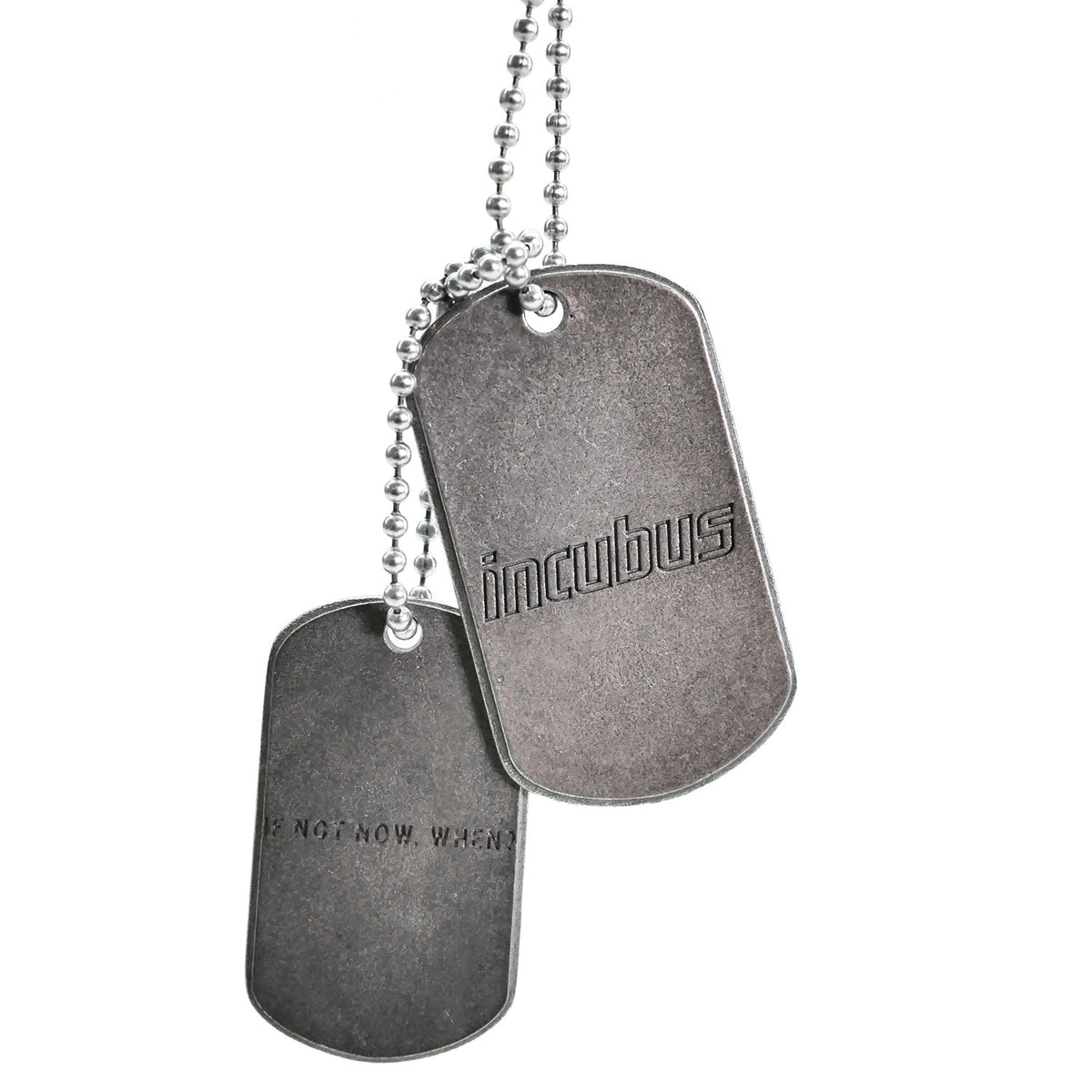 Incubus If Not Now, When? Dog Tag Necklace Front