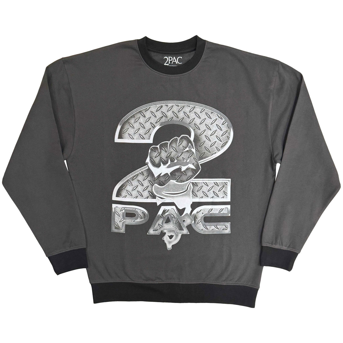 Tupac Steel Logo Sweatshirt Front