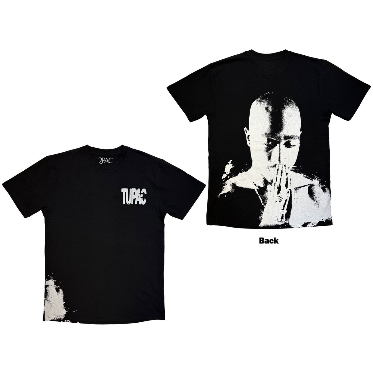 Tupac Prayer Aop T-shirt Front