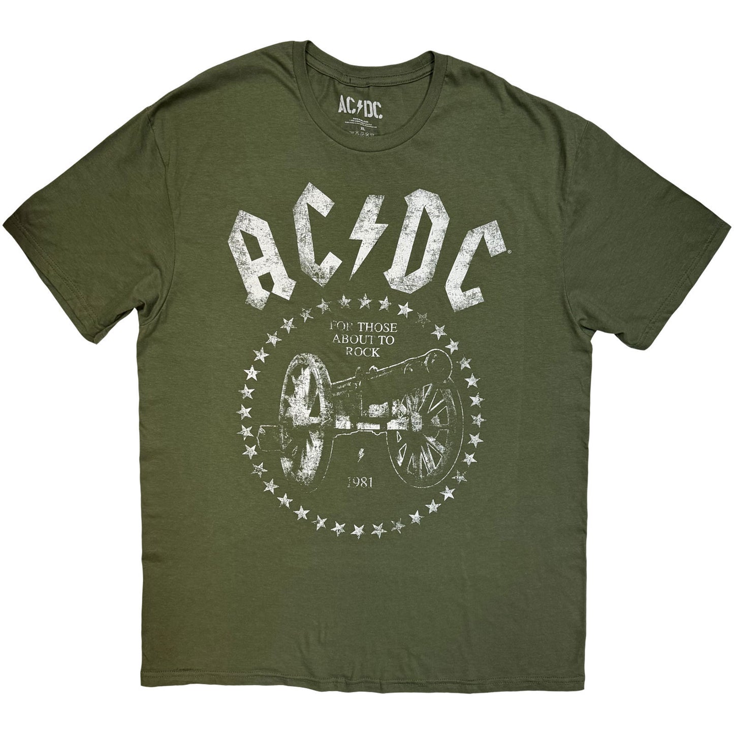 AC/DC For Those About To Rock Tour '25 T-shirt Front