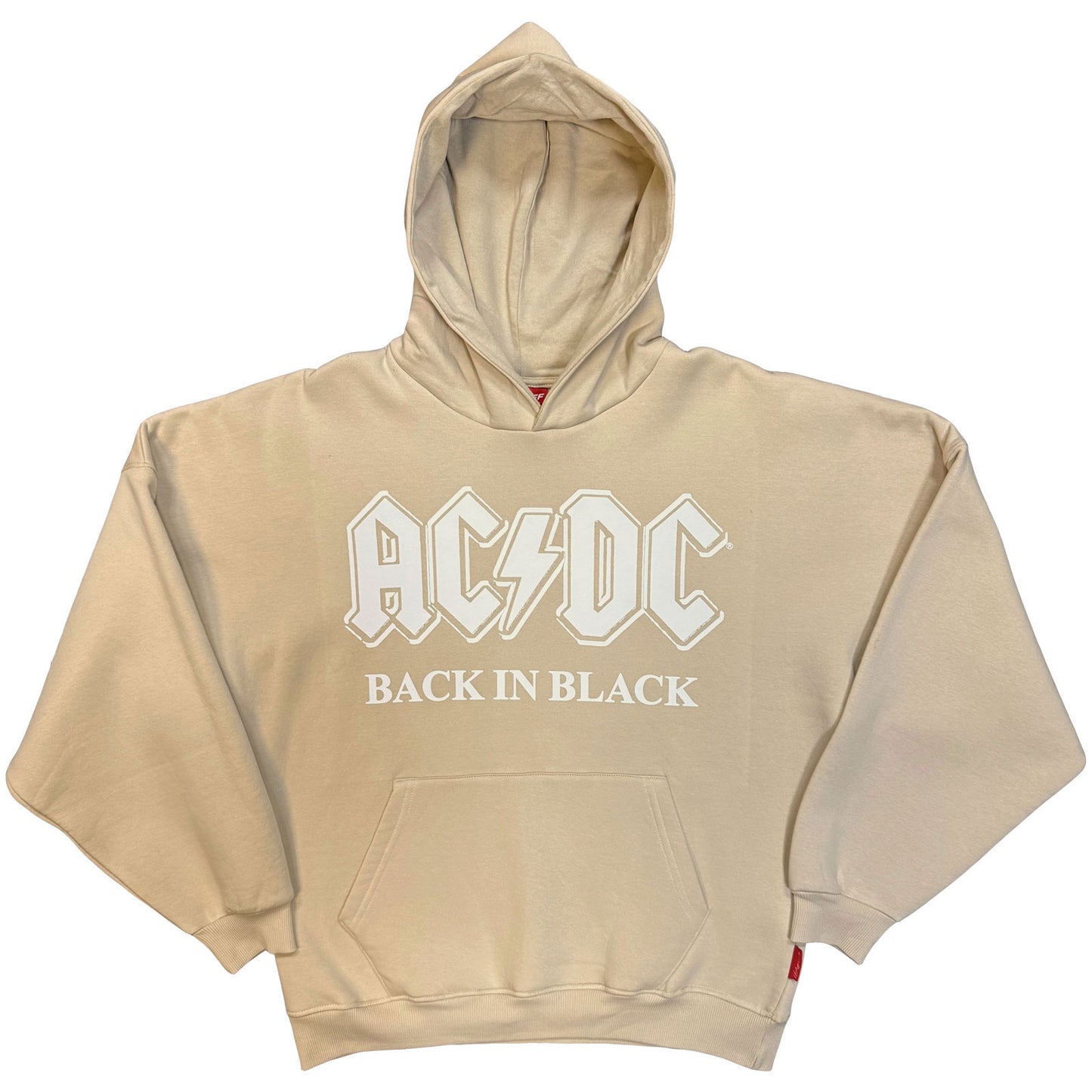 AC/DC Back In Black Hooded Sweatshirt Front