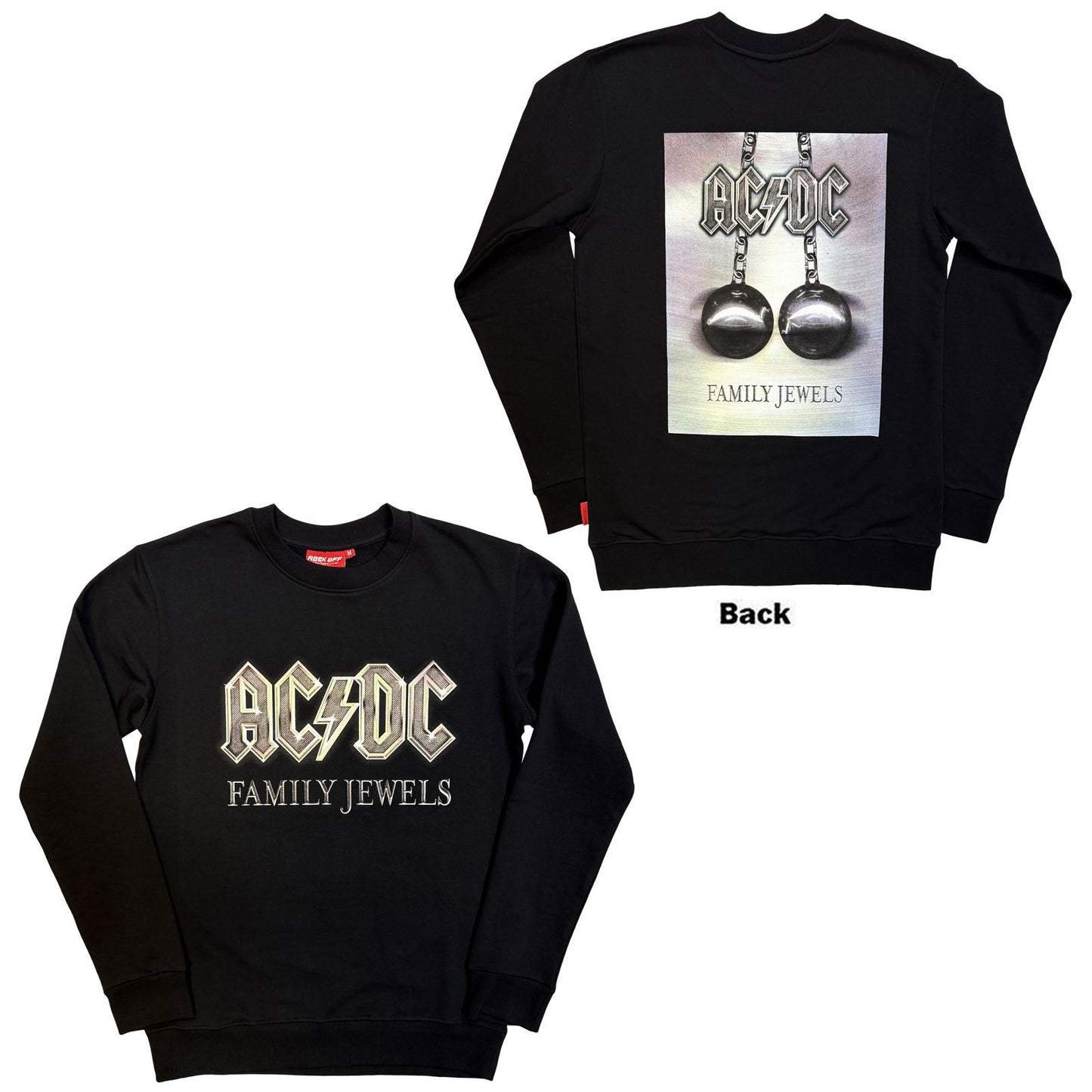 AC/DC Family Jewels Sweatshirt Front