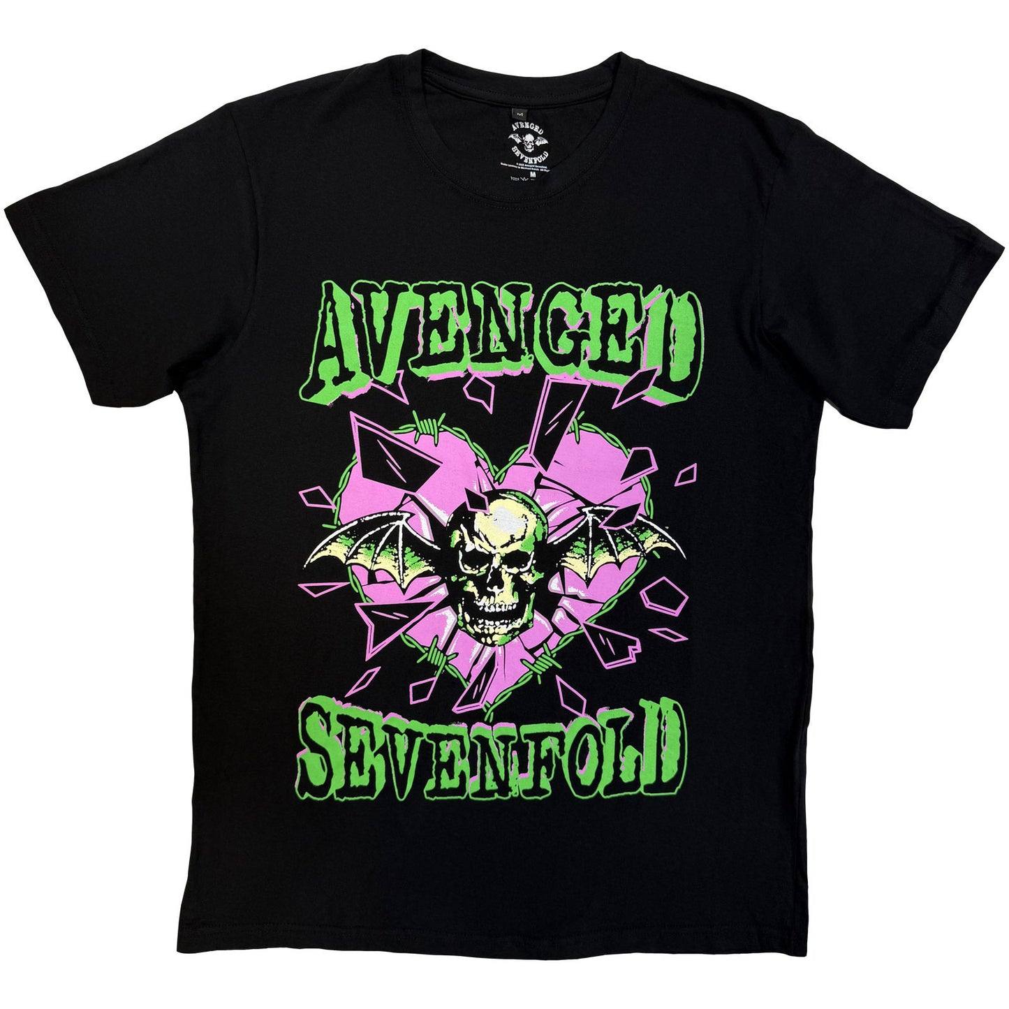 Avenged Sevenfold Heart Break Vintage T-shirt Front