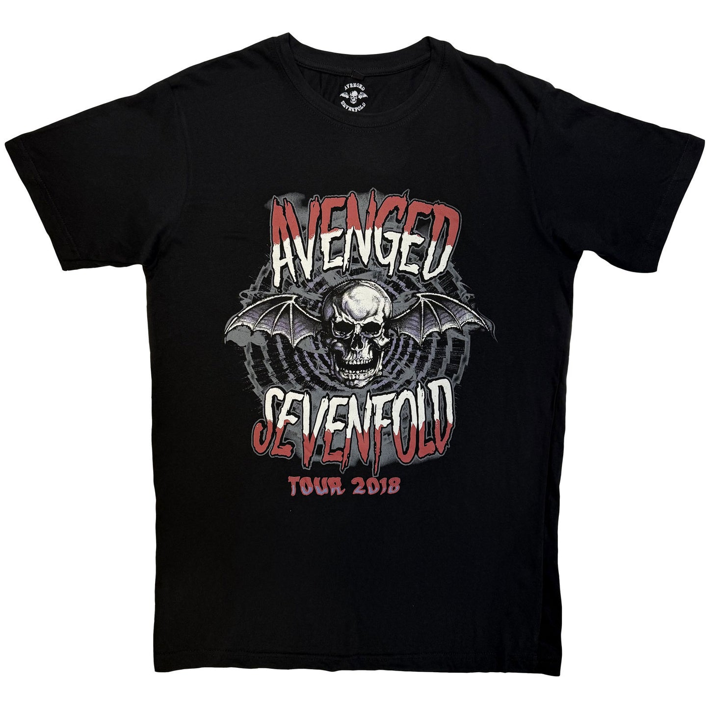 Avenged Sevenfold Tour '18 Vintage T-shirt Front