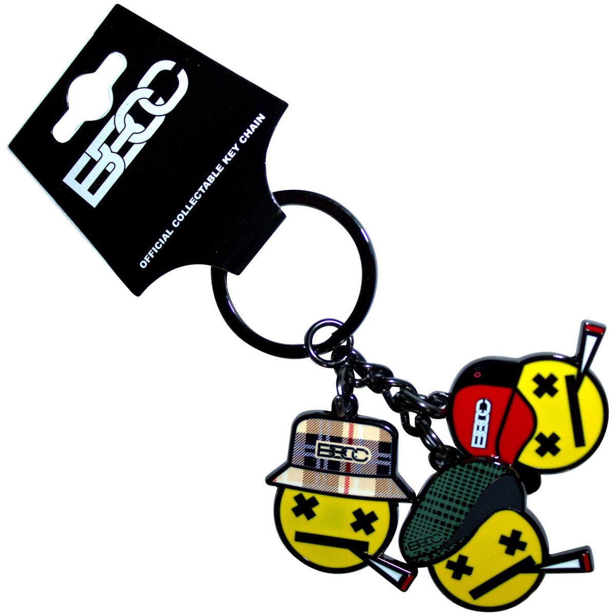 Bad Boy Chiller Crew Emblem Charms Metal Key Chain Front