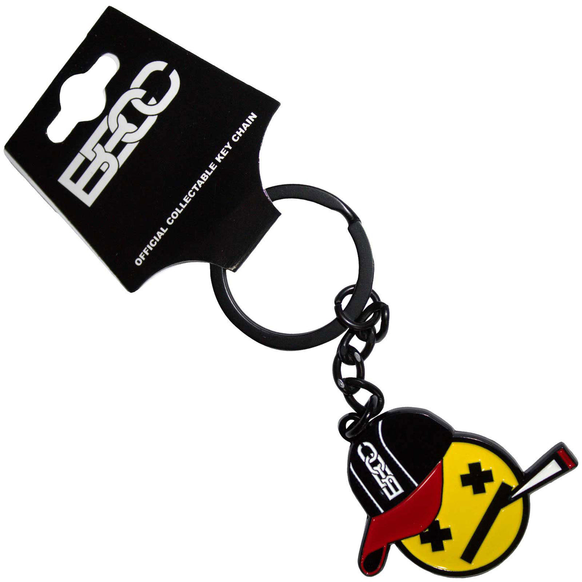 Bad Boy Chiller Crew Emblem Logo Metal Key Chain Front