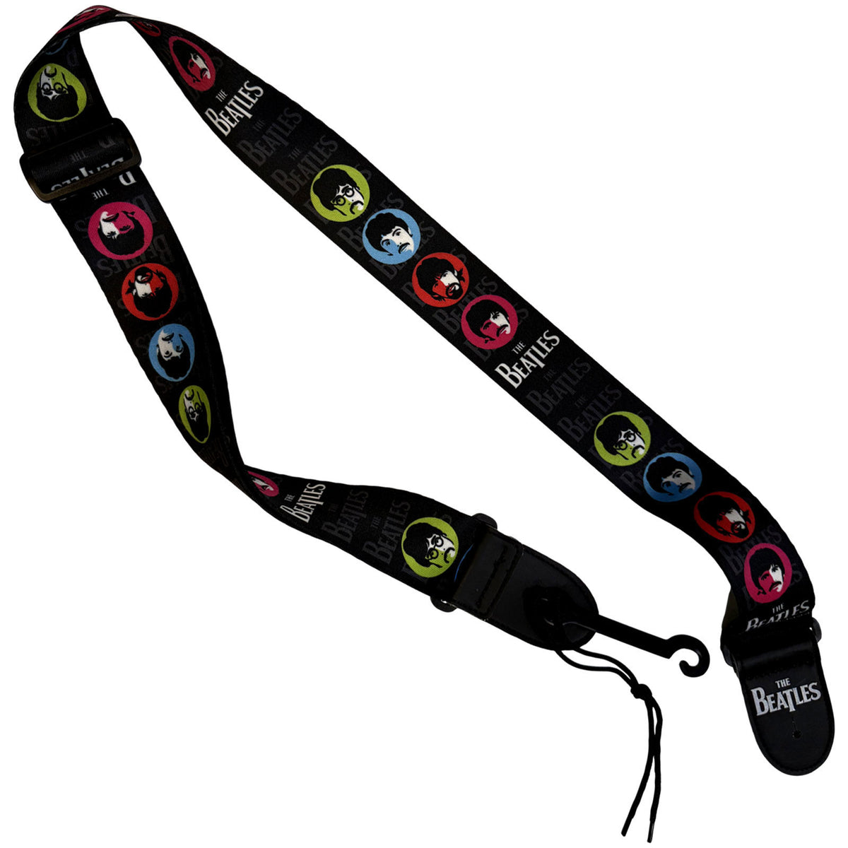 Beatles Sgt Pepper Faces Guitar Strap Front