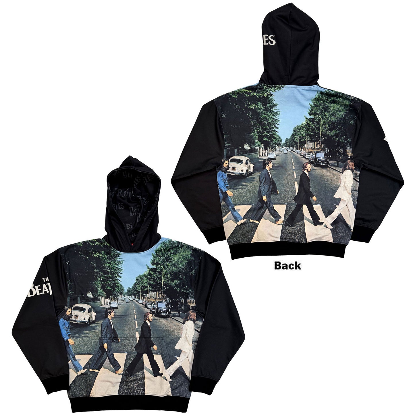 Beatles Abbey Road Hooded Sweatshirt Front