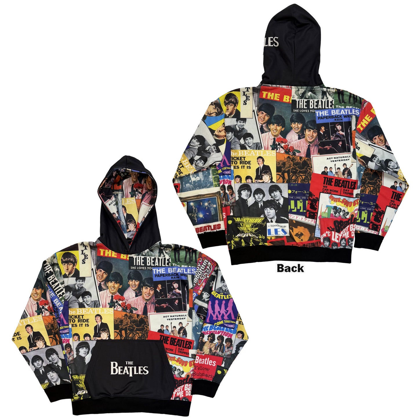 Beatles Sgt Pepper Hooded Sweatshirt Front