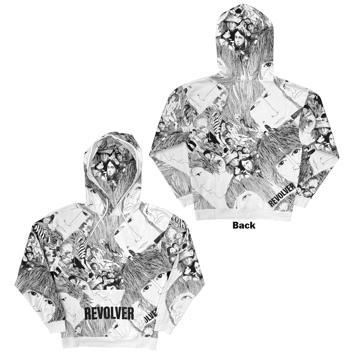 Beatles Revolver Hooded Sweatshirt Front