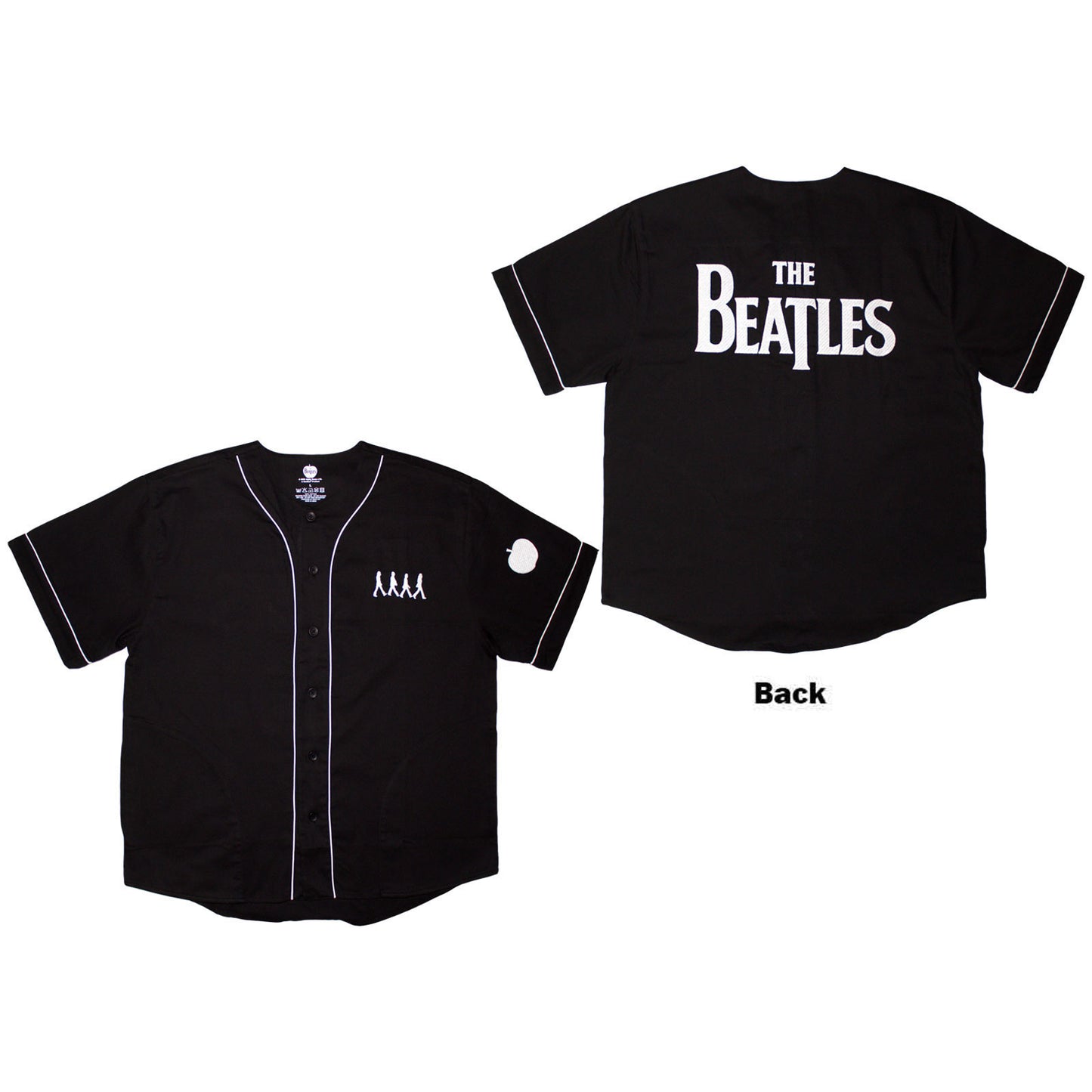 Beatles Apple Logo / Walking Baseball Jersey Front