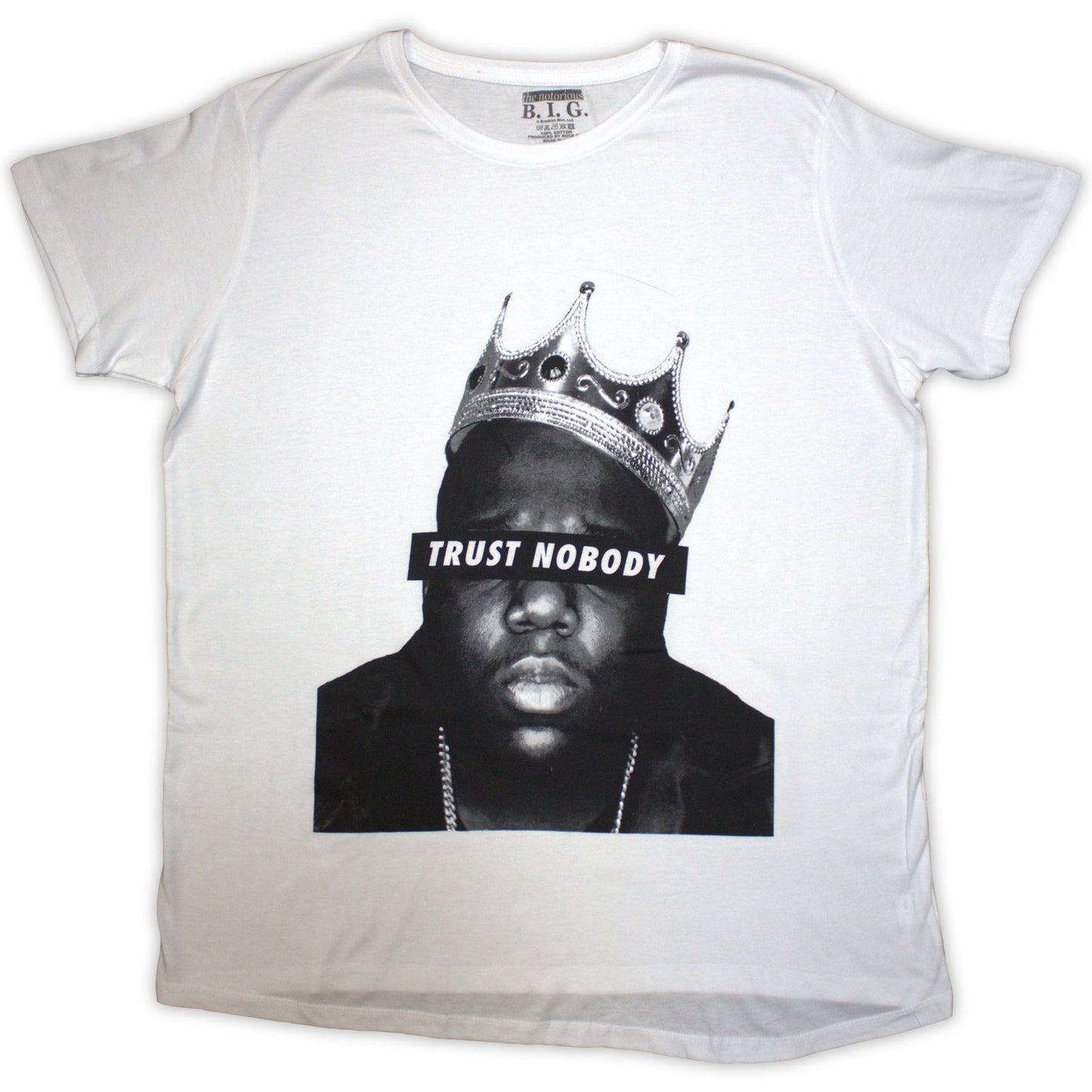 Notorious B.I.G. Trust Nobody T-shirt Front