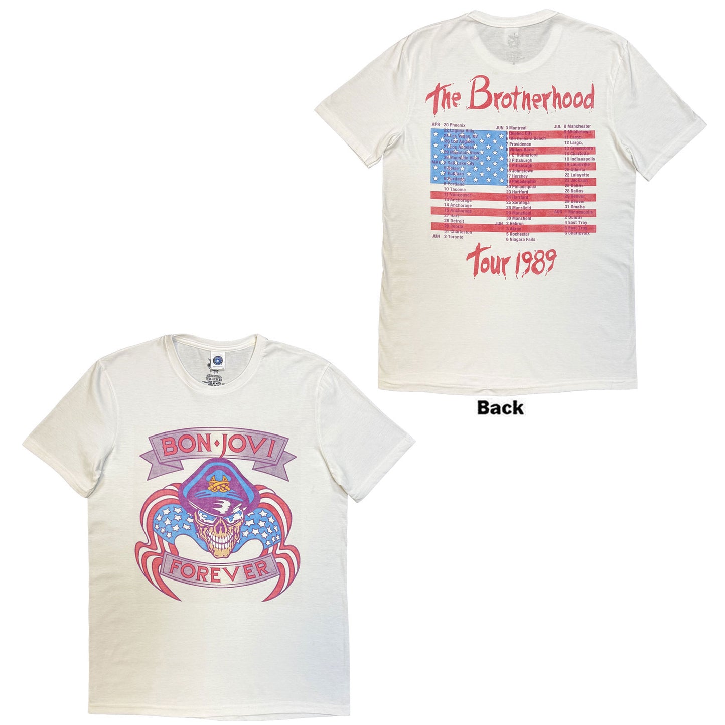 Bon Jovi The Brotherhood T-shirt Front