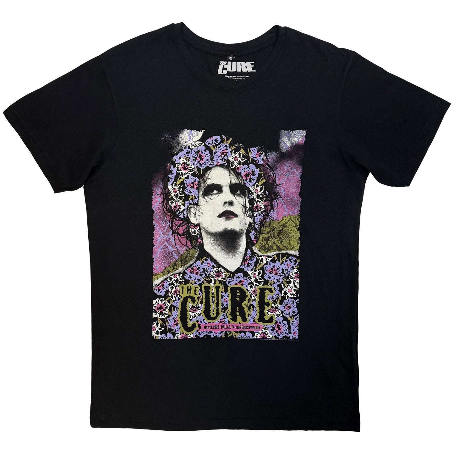 Cure Dallas Poster 05.13.23 Vintage T-shirt Front
