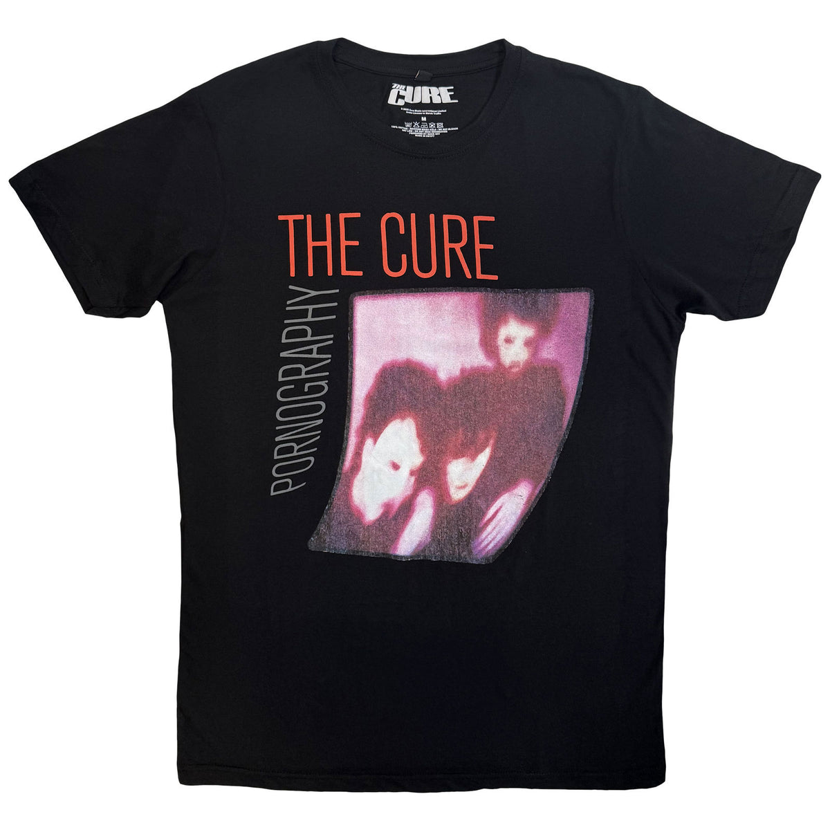 Cure Pornography Photo Warped Vintage T-shirt Front