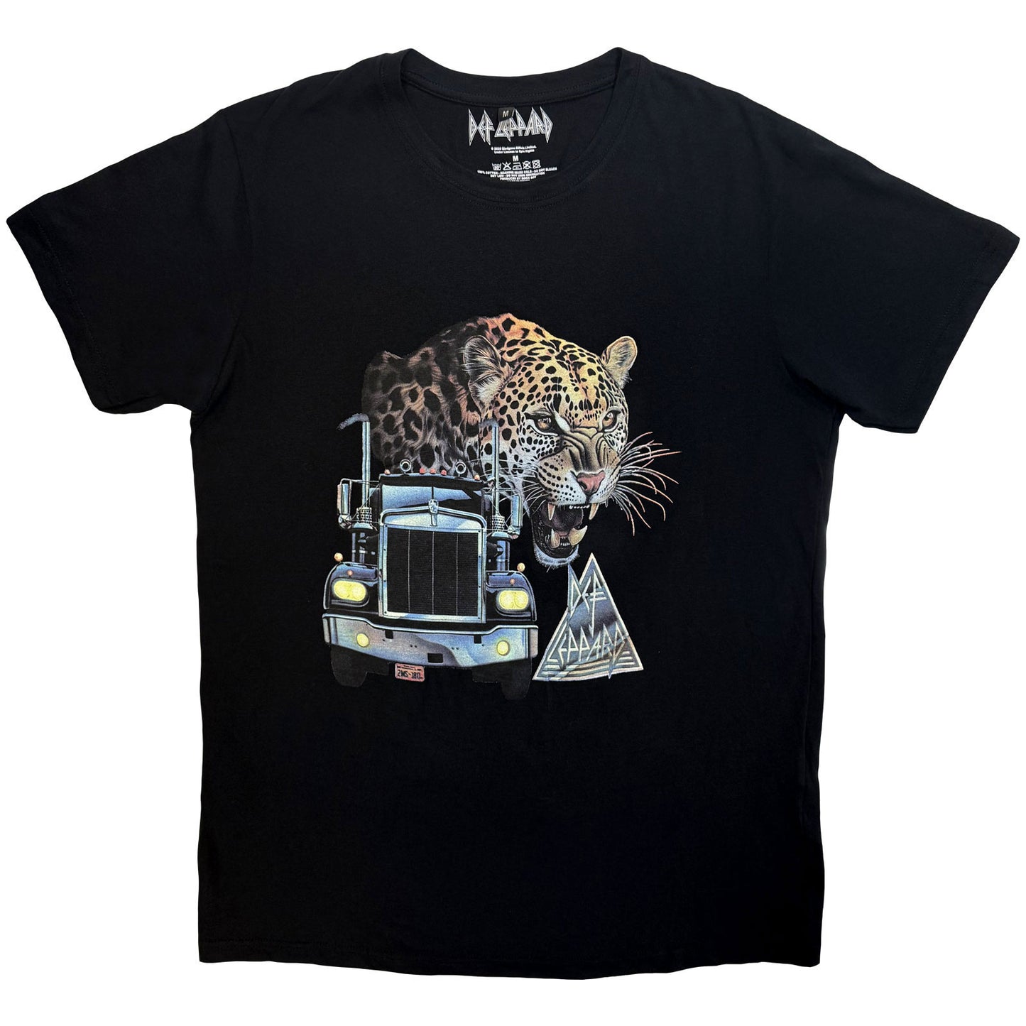 Def Leppard Truck Vintage T-shirt Front
