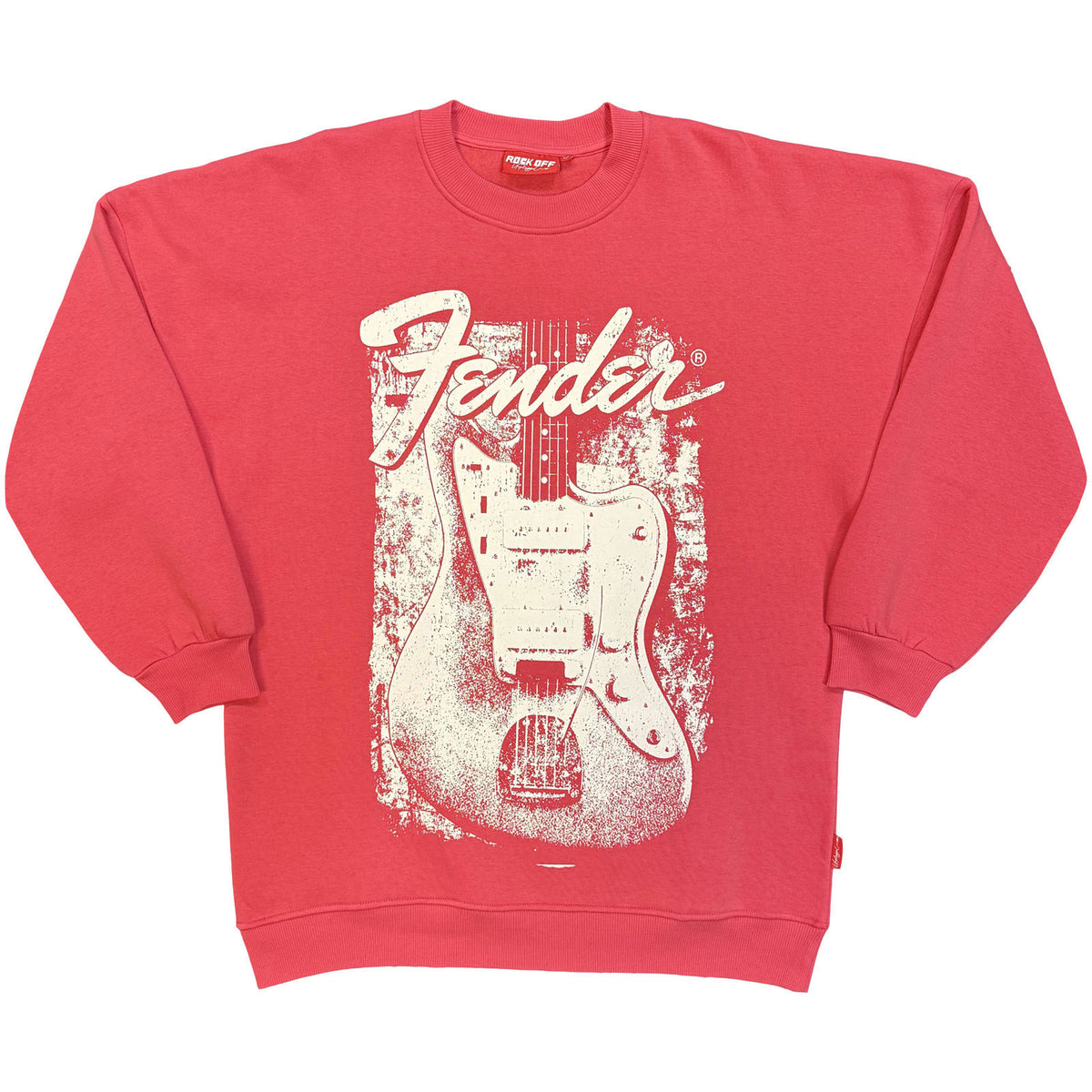 Fender Distressed Guitar Sweatshirt Front