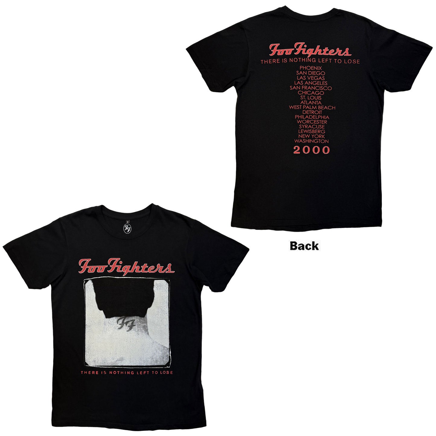 Foo Fighters Nothing Left To Lose Tour Vintage T-shirt Front