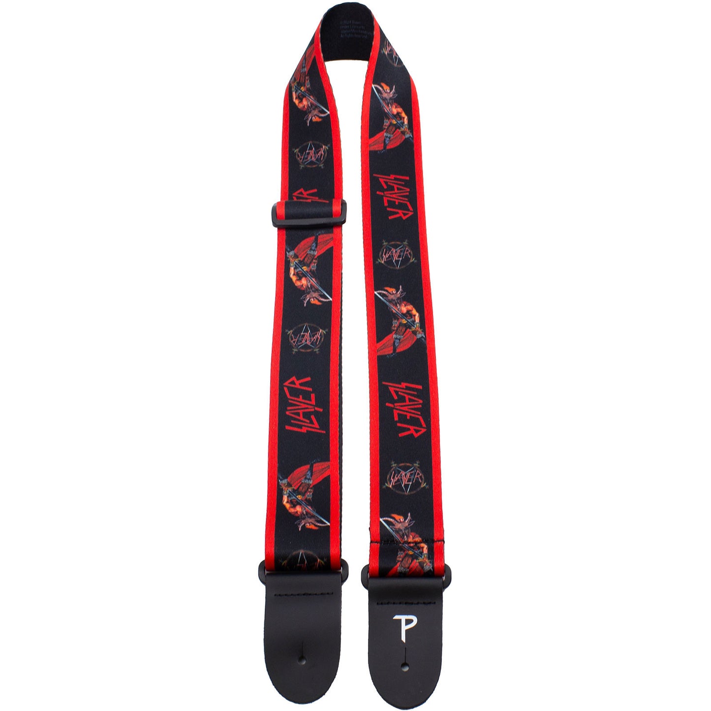 Slayer Show No Mercy Guitar Strap Front