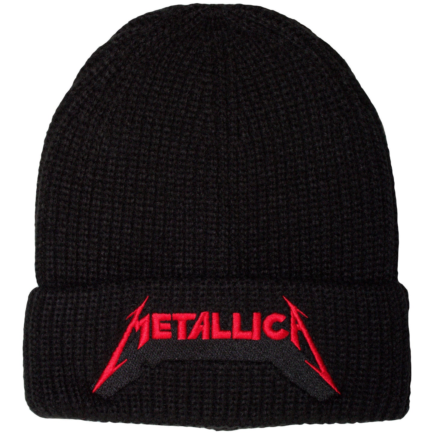 Metallica Red Logo Shadow Beanie Front