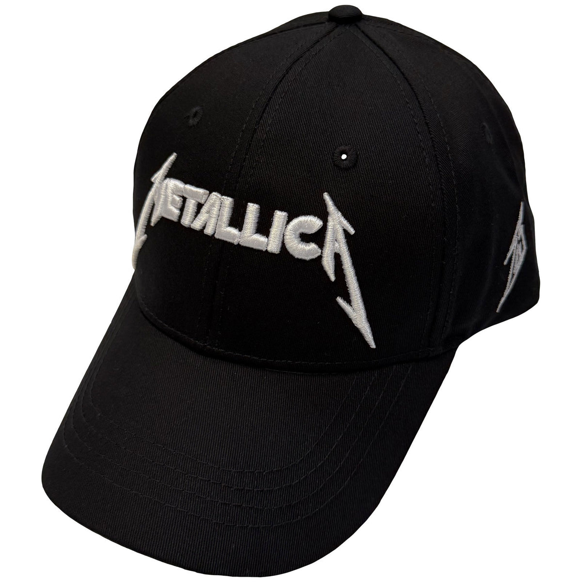 Metallica Text & M Logos Baseball Cap Front