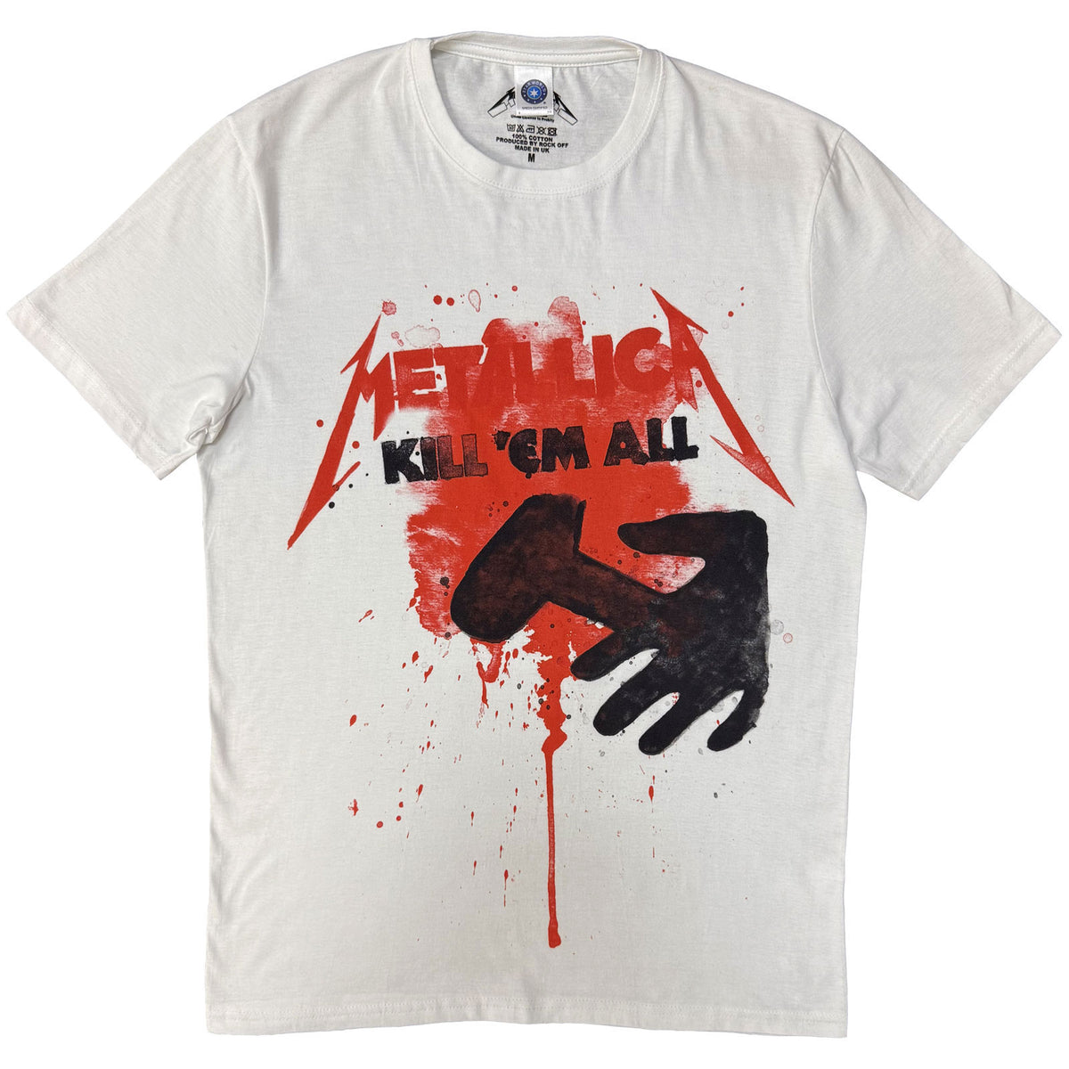 Metallica Kill Them All Splats T-shirt Front