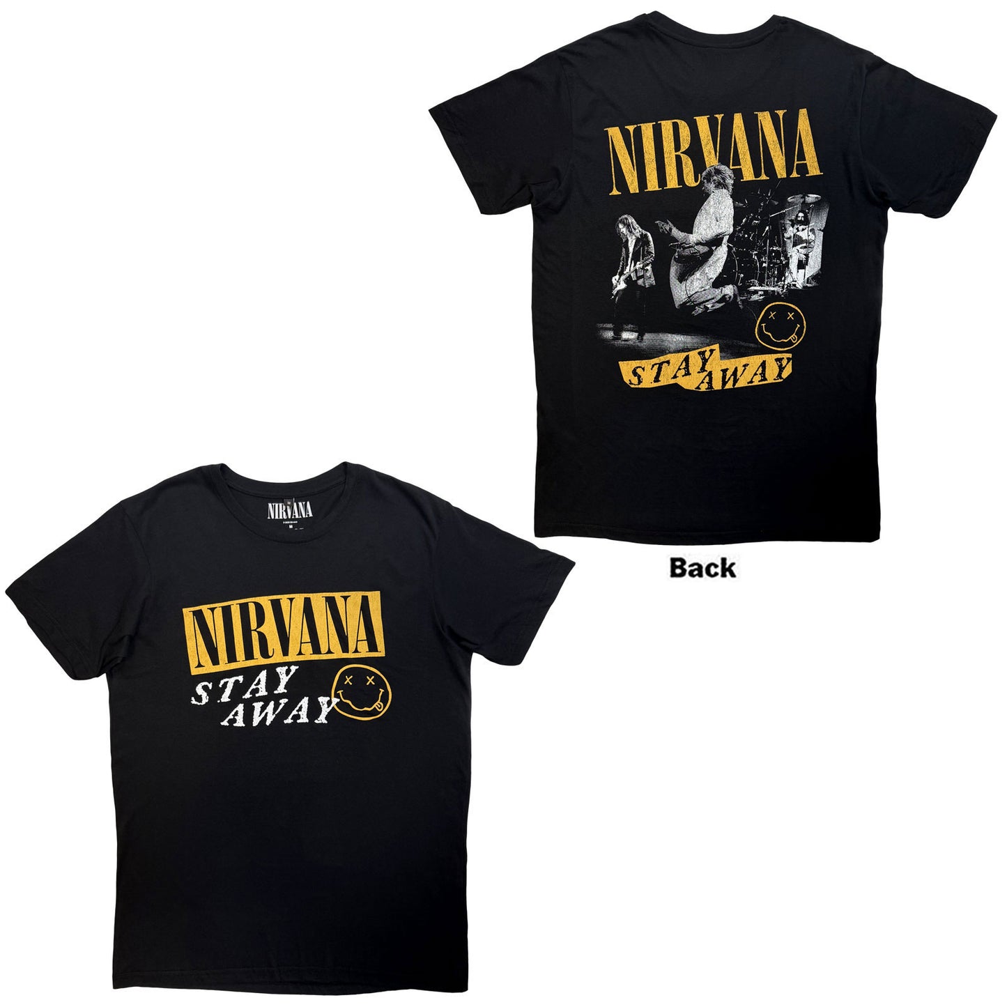 Nirvana Stay Away Vintage T-shirt Front