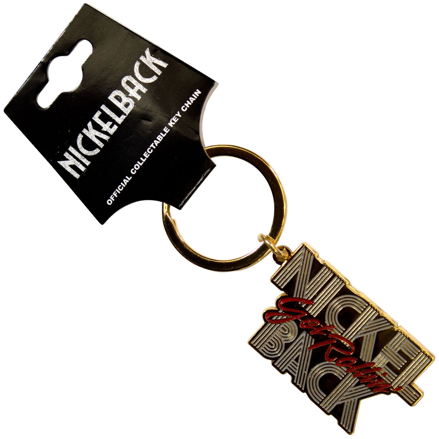 Nickelback Get Rollin' Metal Key Chain Front