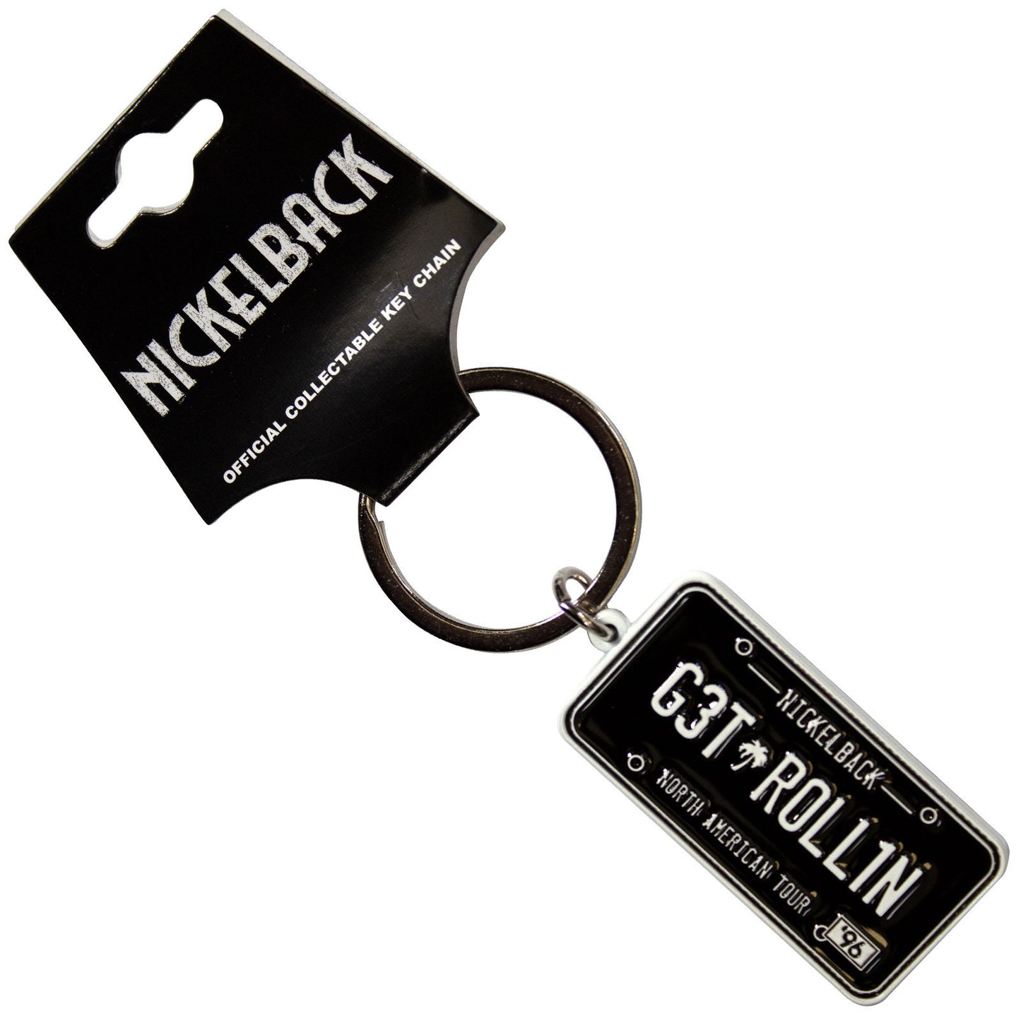 Nickelback License Plate Metal Key Chain Front