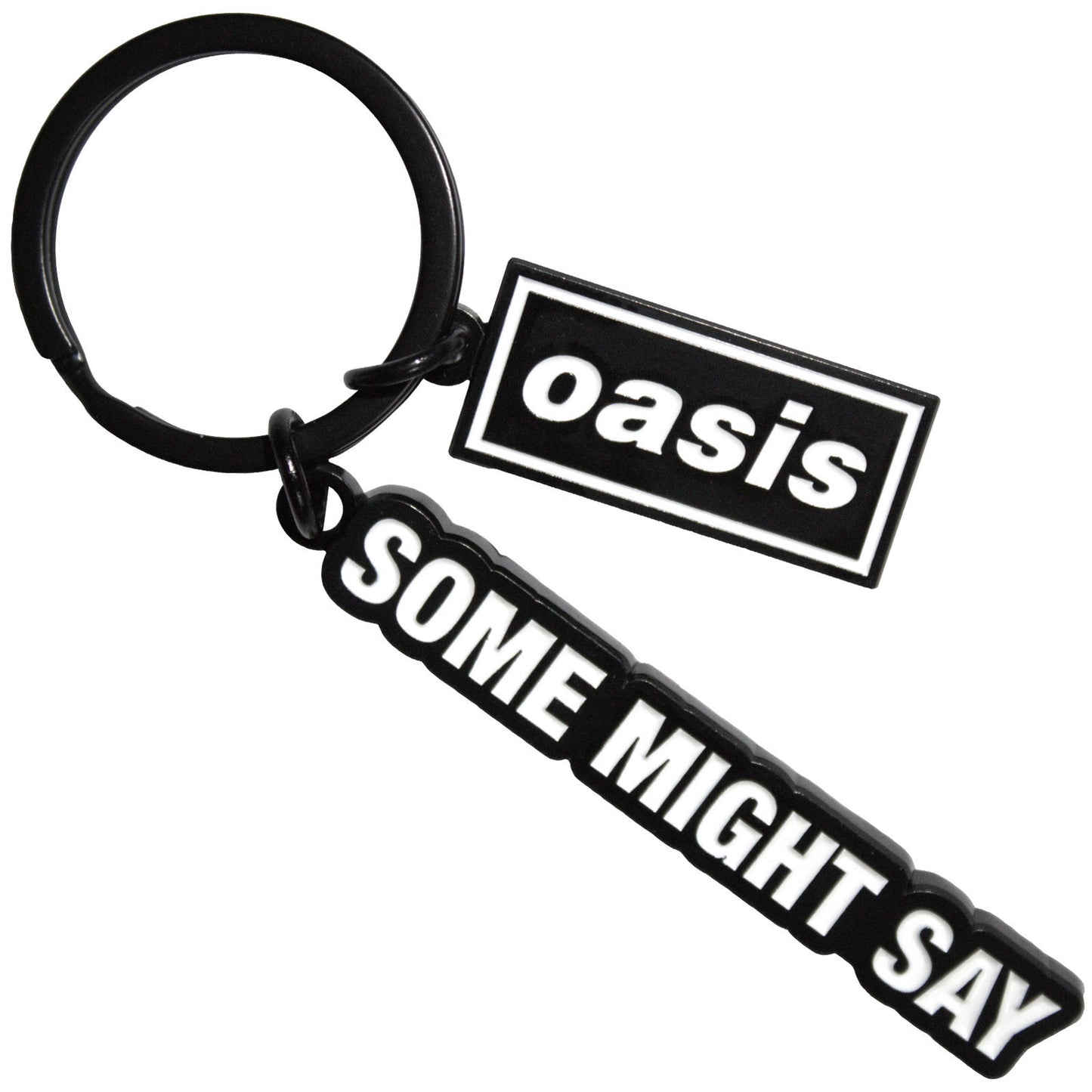Oasis Some Might Say Decca Logo Charm Metal Key Chain