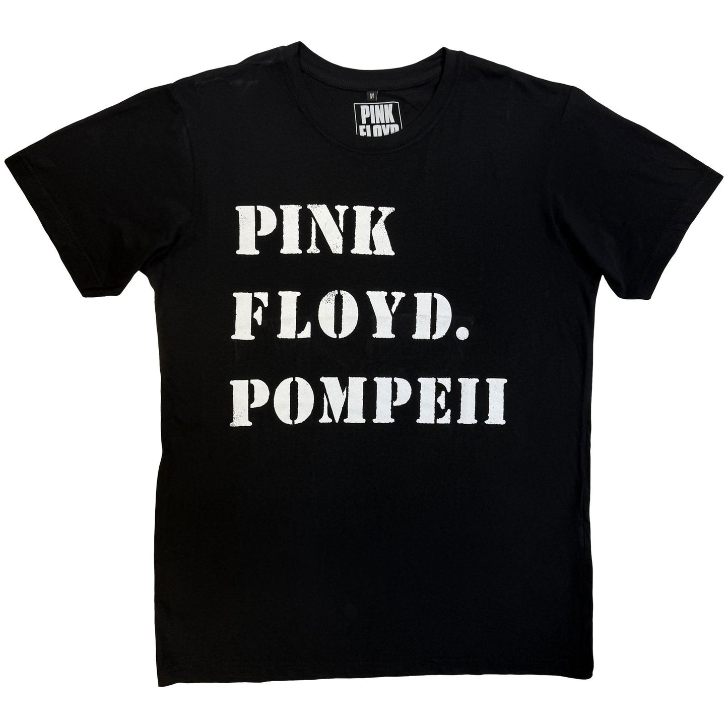 Pink Floyd Pompeii Stencil Vintage T-shirt Front