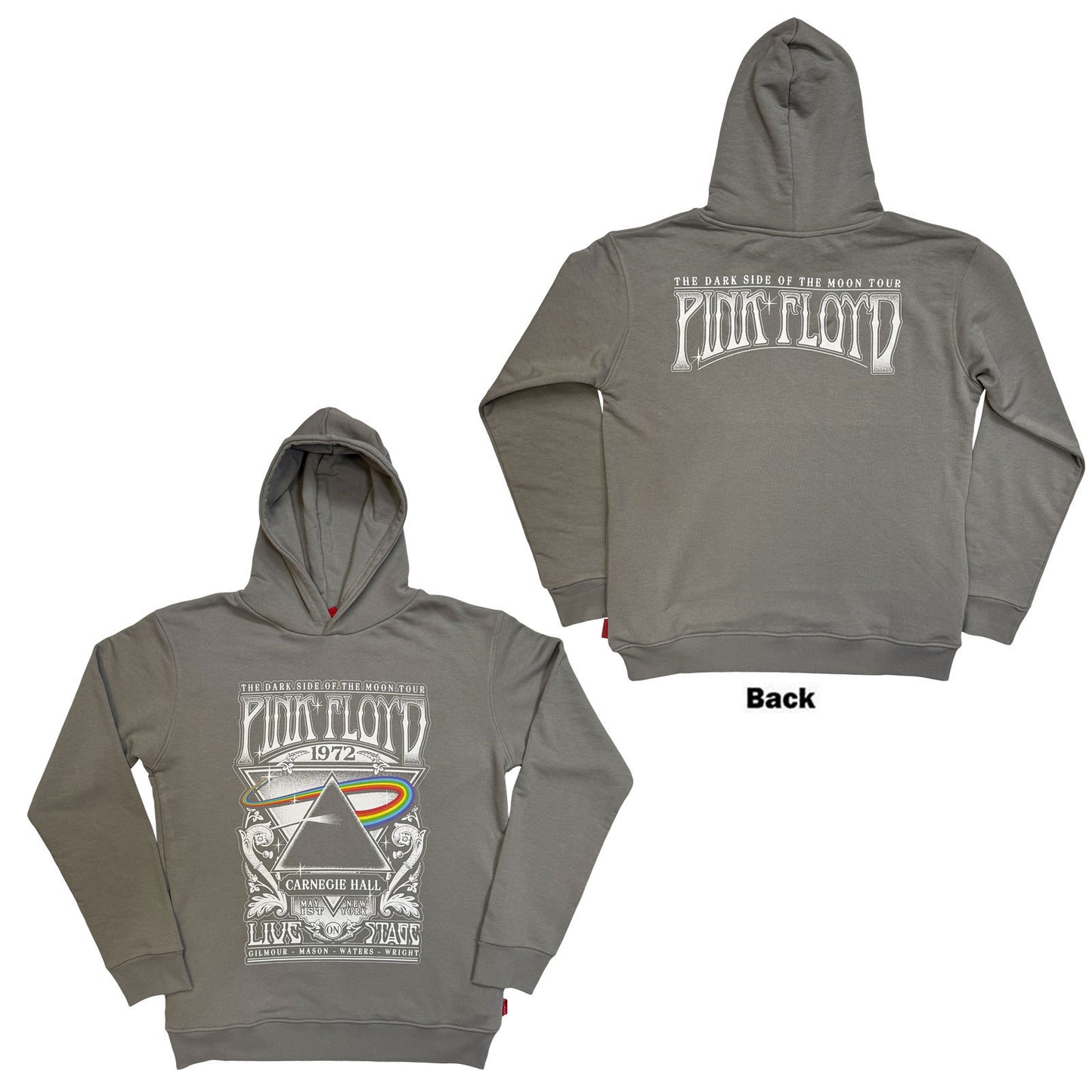 Pink Floyd Carnegie Hall Poster Hooded Sweatshirt Front
