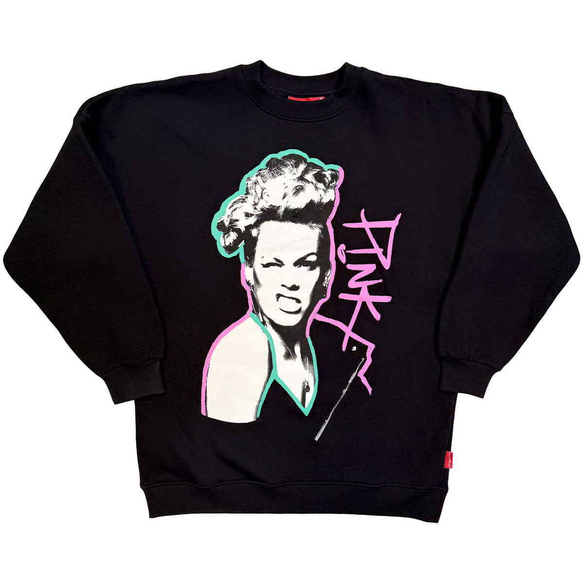 Pink Paint Pen Sweatshirt Front