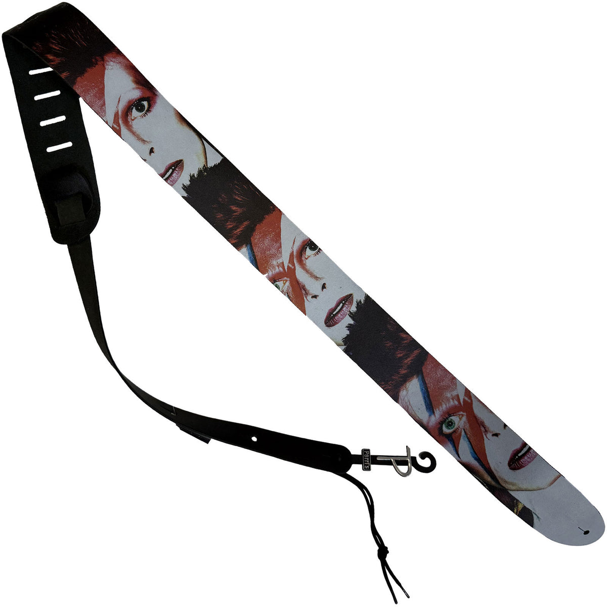 David Bowie Aladdin Sane Guitar Strap Front